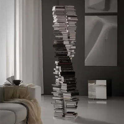 Libreria Cattelan dna nero in stile design di Cattelan italia in OFFERTA OUTLET