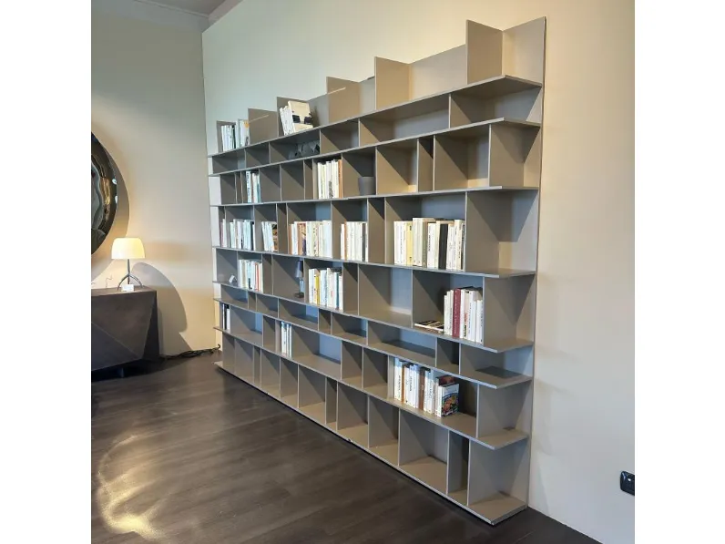 Libreria Cattelan italia in laccato opaco a prezzo Outlet: scopri Wally 