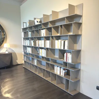 Libreria Cattelan italia in laccato opaco a prezzo Outlet: scopri Wally 