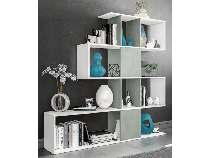 Libreria Zig zag  stile moderna di Collezione esclusiva scontata del 30%