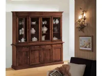 Libreria Collezione esclusiva in legno a prezzo Outlet: scopri Cristalliera mod. classico