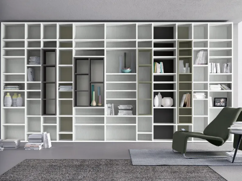 Libreria Colombini casa in laminato opaco scontata -36%: scopri L125