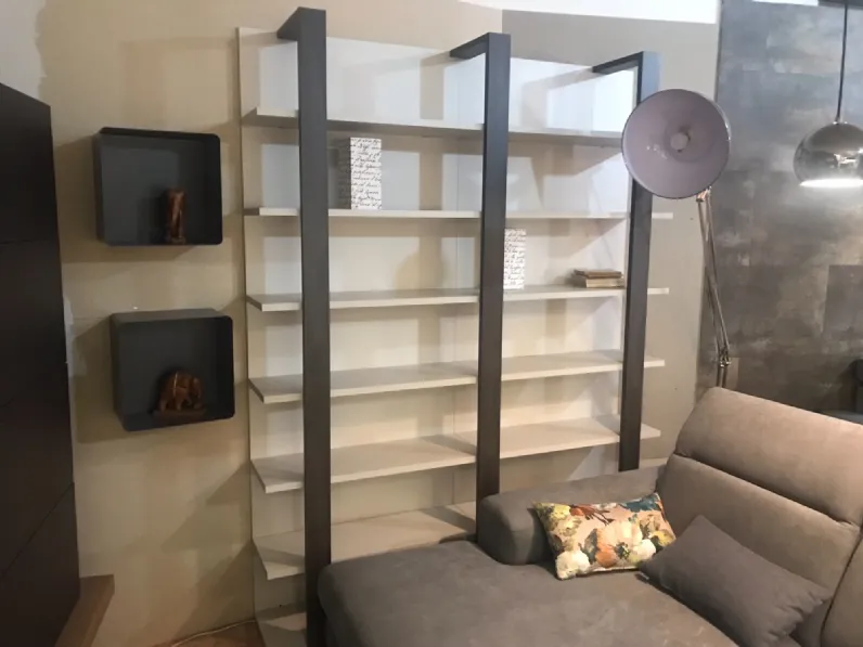 Libreria Corazzin in laminato materico in Offerta Outlet: scopri Cora