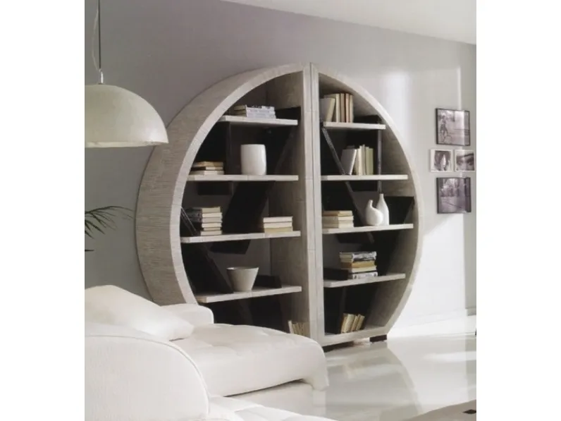 Libreria Cross mezzaluna in stile moderno di Outlet etnico in OFFERTA OUTLET