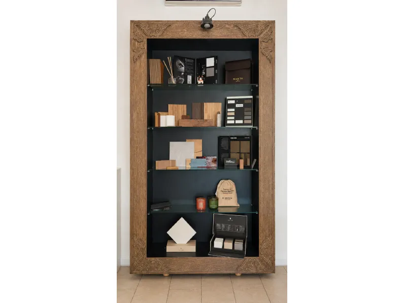 Libreria Db library stile classica di Dialma brown in Offerta Outlet