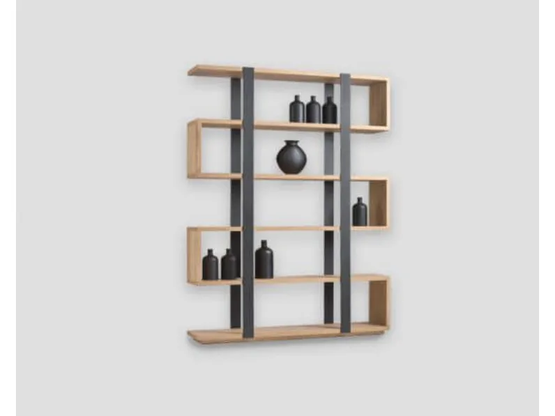 Libreria Db006223 stile moderno Db006223 di Dialma brown in Offerta Outlet