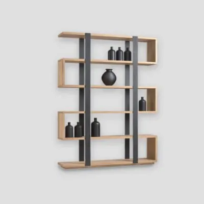 Libreria Db006223 stile moderno Db006223 di Dialma brown in Offerta Outlet