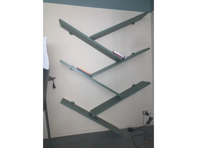 Libreria Diagolinea Lago in stile design in offerta