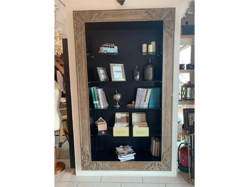 Libreria Dialma brown in legno in Offerta Outlet: scopri Db001595