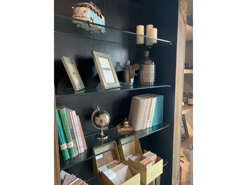 Libreria Dialma brown in legno in Offerta Outlet: scopri Db001595