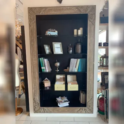 Libreria Dialma brown in legno in Offerta Outlet: scopri Db001595