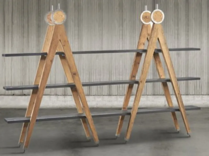 Libreria modello Etagere  di Dialma brown in Offerta Outlet