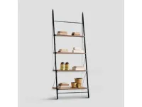 Libreria Dialma brown in metallo in Offerta Outlet: scopri Db002038