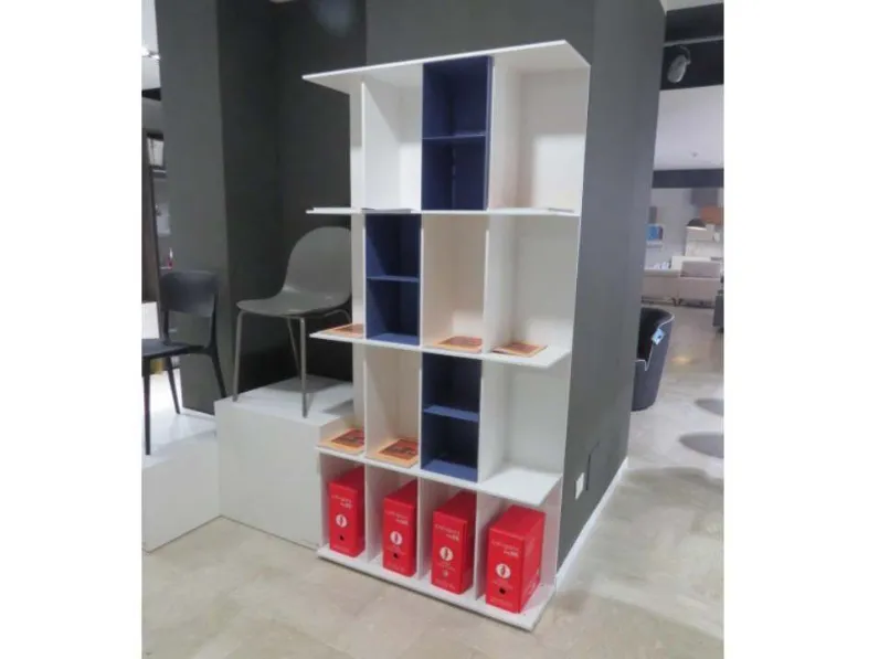 Libreria Division in stile design di Calligaris in OFFERTA OUTLET 