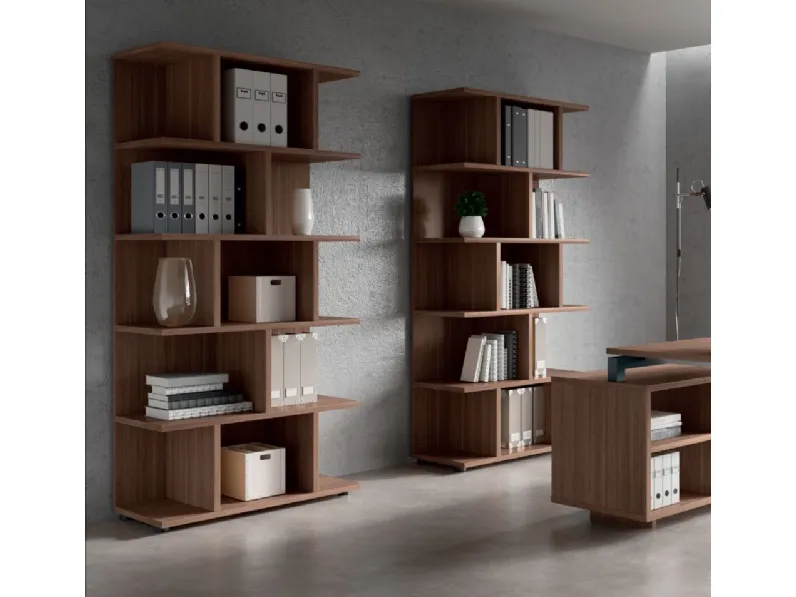 Libreria Etager alta a giorno stile design di Flycom scontata del 30%