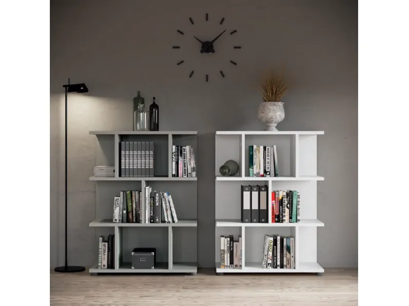 Libreria Etagere media a giorno stile moderna di Flycom scontata del 30%