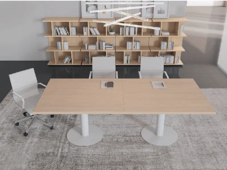 Libreria Etagere media a giorno stile moderna di Flycom scontata del 30%