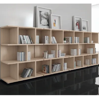 Libreria Etagere media a giorno in stile moderno di Flycom in OFFERTA OUTLET