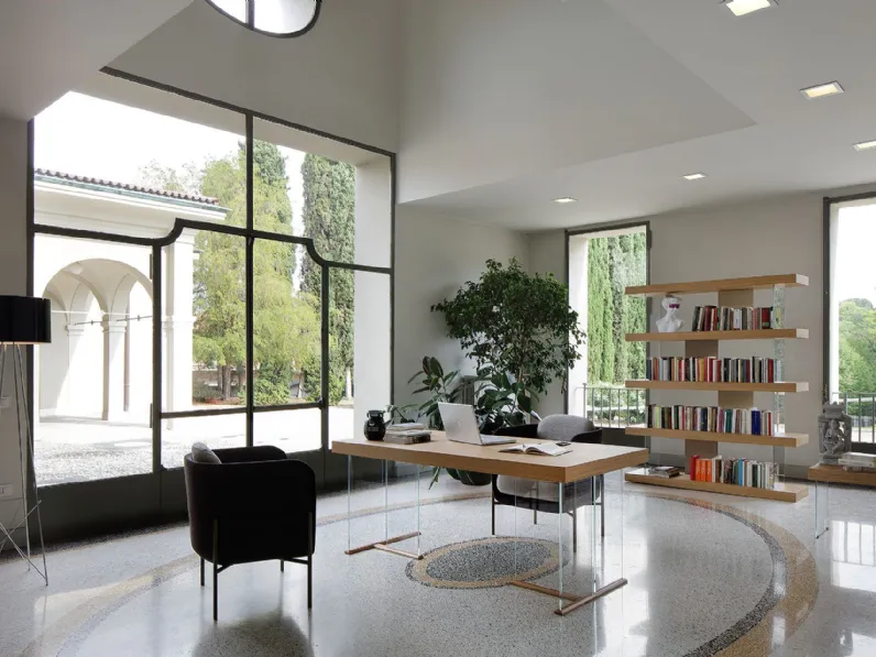 Libreria F2/ f.line 1601 in stile design di Formes in OFFERTA OUTLET 