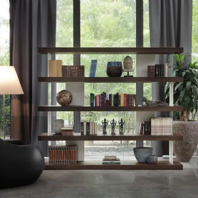 Libreria F2/ f.line 2401 in stile design di Formes in OFFERTA OUTLET 