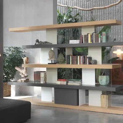 Libreria F2/ f.line 3500 in stile design di Formes in OFFERTA OUTLET 