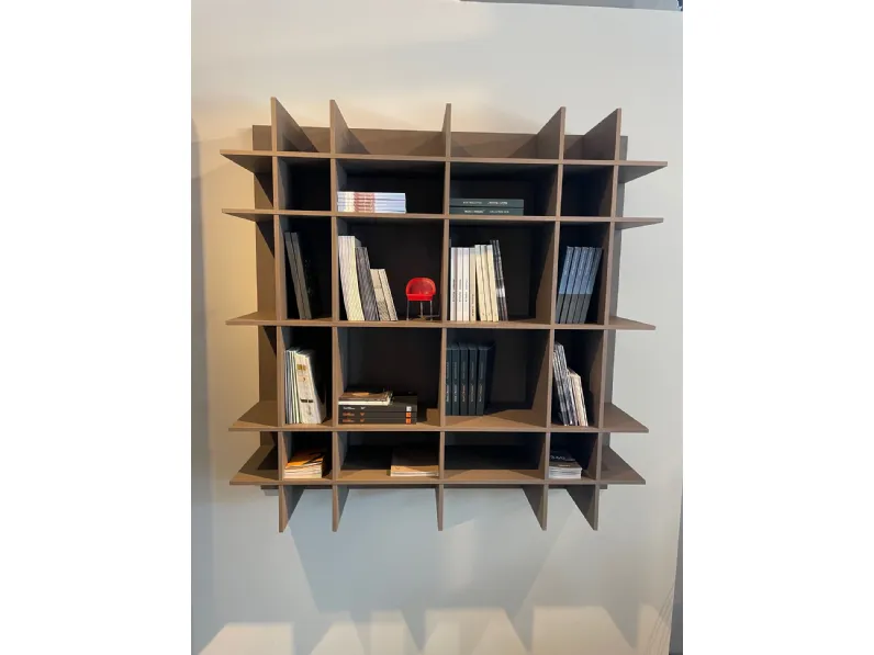 Libreria Face Modulnova in stile design con forte sconto