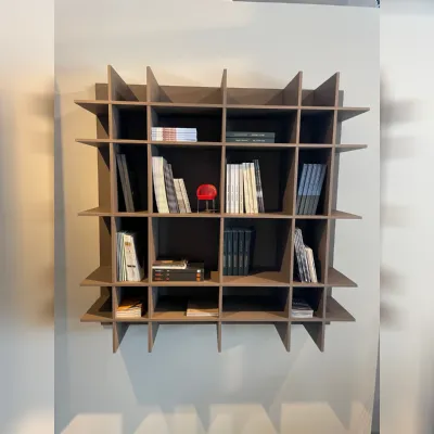 Libreria Face Modulnova in stile design con forte sconto