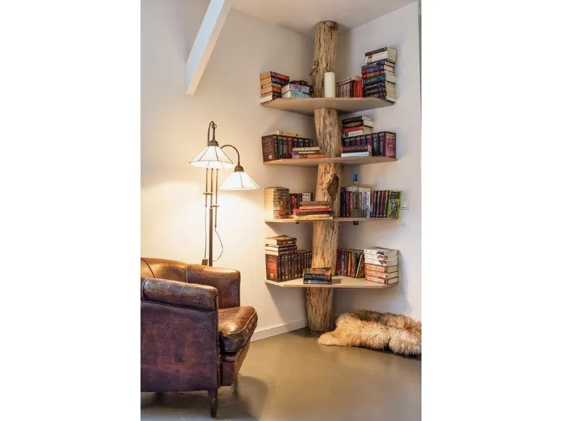 Libreria Falegnameria900 in legno a prezzo Outlet: scopri Tree