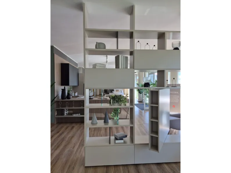 Libreria Trenta stile moderna di Febal scontata del 55%