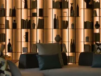 Libreria Cclight stile design di Flou scontata
