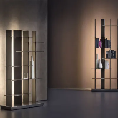 Libreria Cclight stile design di Flou scontata