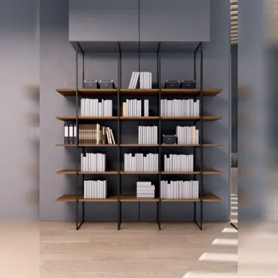 Libreria Flycom in metallo scontata -35%: scopri A parete e centrostanza eos