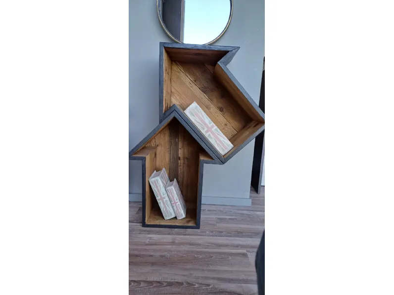 Libreria Freccia stile design di Dialma brown scontata del 30%