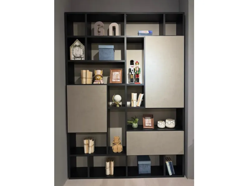 Libreria Zalf in melamminico scontata -35%: scopri Free space