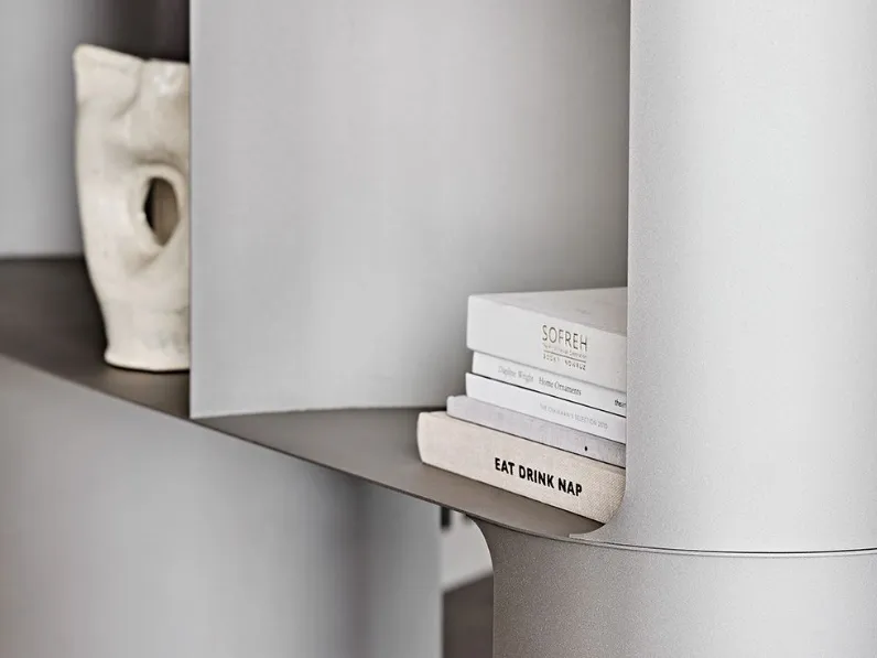 Libreria Fulham in stile design di Cattelan italia in OFFERTA OUTLET 