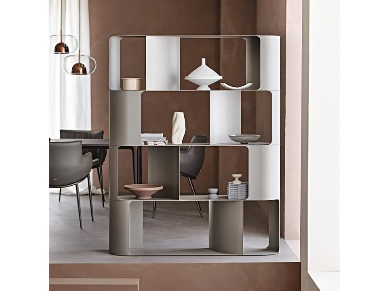 Libreria Fulham in stile design di Cattelan italia in OFFERTA OUTLET 