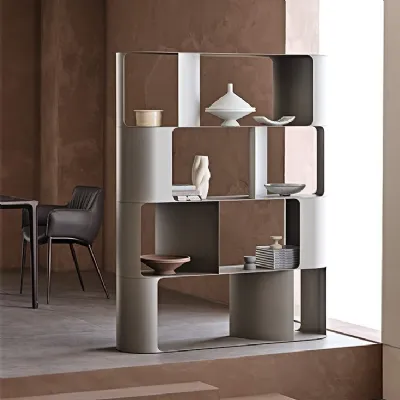 Libreria Fulham in stile design di Cattelan italia in OFFERTA OUTLET 