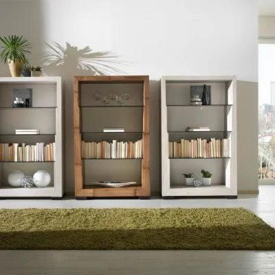 Libreria Glass stile moderno Glass di Outlet etnico scontata