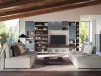 Libreria Giessegi in laccato opaco scontata -33%: scopri Gsg731