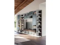 Libreria Giessegi in laccato opaco scontata -33%: scopri Gsg731