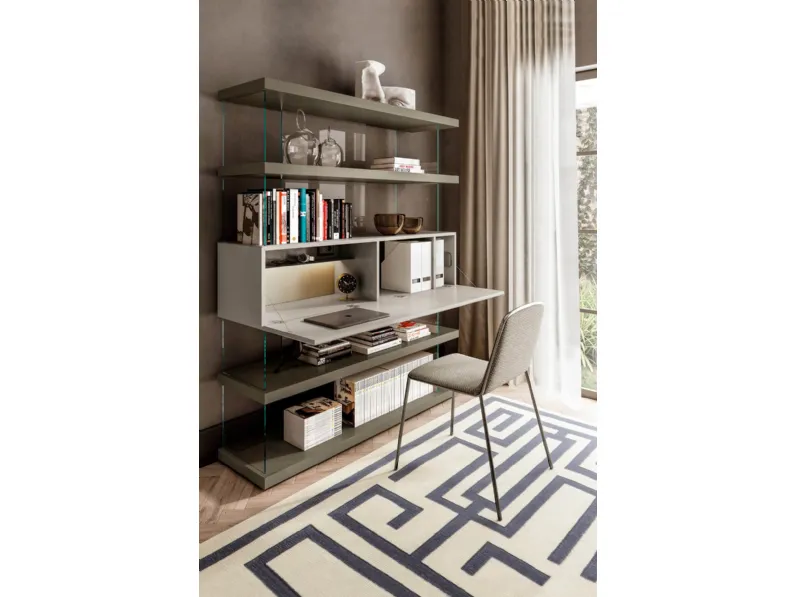 Libreria modello Home office 1272 di Lago a prezzo Outlet