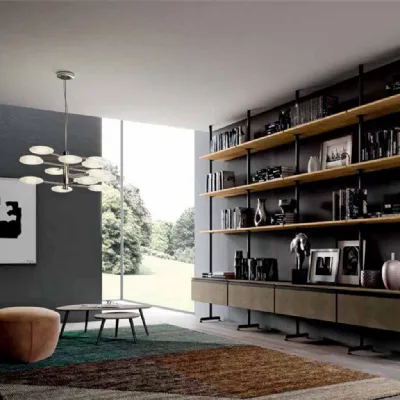 Libreria Imab in laminato opaco in Offerta Outlet: scopri Mito 5.0 telaio a soffitto