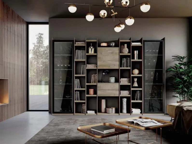 Libreria Imab in legno in Offerta Outlet: scopri Qsm 612