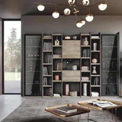 Libreria Imab in legno in Offerta Outlet: scopri Qsm 612