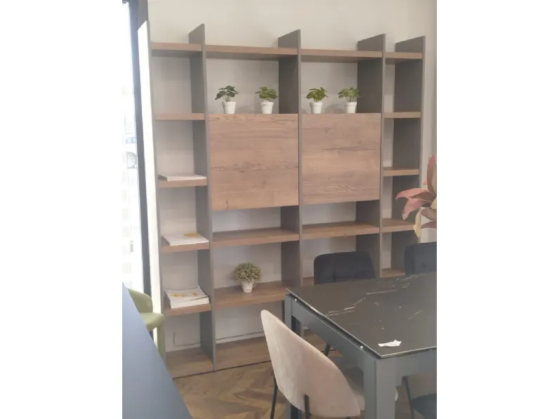 Libreria Imab in legno a prezzo Outlet: scopri Libreria qsf