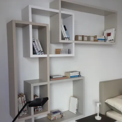 Libreria Lago in laccato opaco in Offerta Outlet: scopri Linea