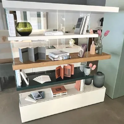 Libreria Lago in laccato opaco in Offerta Outlet: scopri Piccola libreria lago air