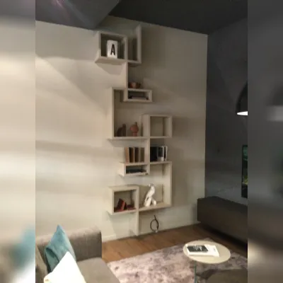 Libreria Lago in laccato opaco scontata -45%: scopri Lagolinea