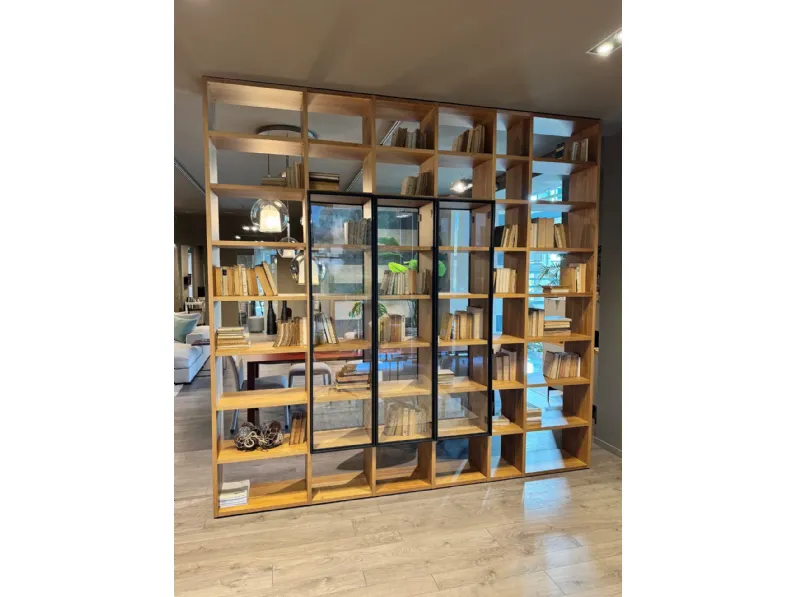 Libreria Selecta stile moderna di Lema scontata del 40%