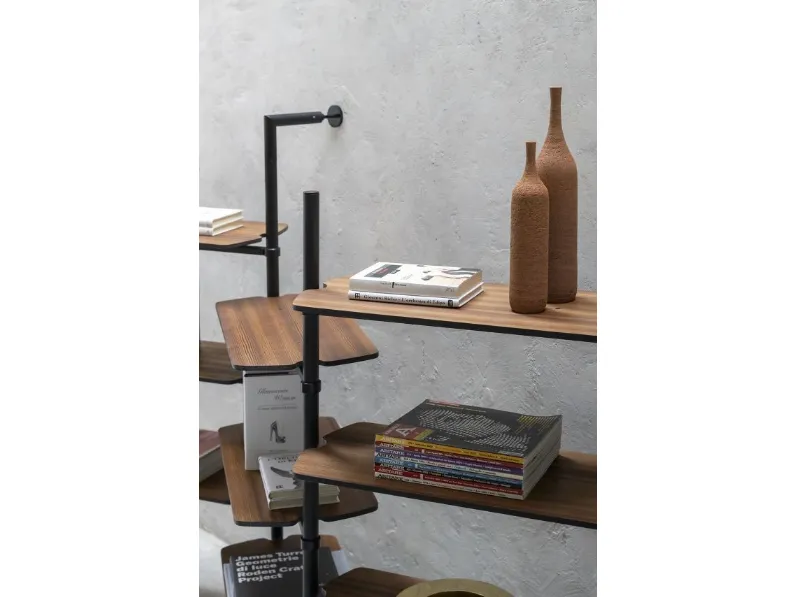 Libreria Levante in stile design di Mogg in OFFERTA OUTLET 